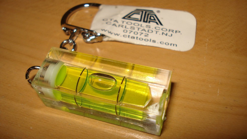 3 MINIATURE POCKET LEVEL KEYCHAINS MADE BY CTA TOOLS