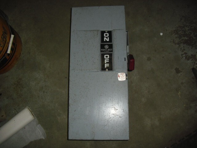 GE TH3363Fused Safety Switch  Model 7 100A 600VAC