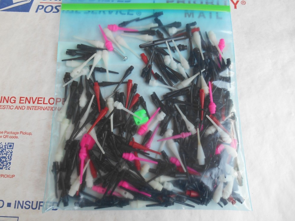 294 soft tip ASSORTED DART TIPS.