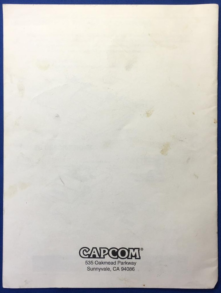 DARK STALKER : Arcade Game by CAPCOM - Manual