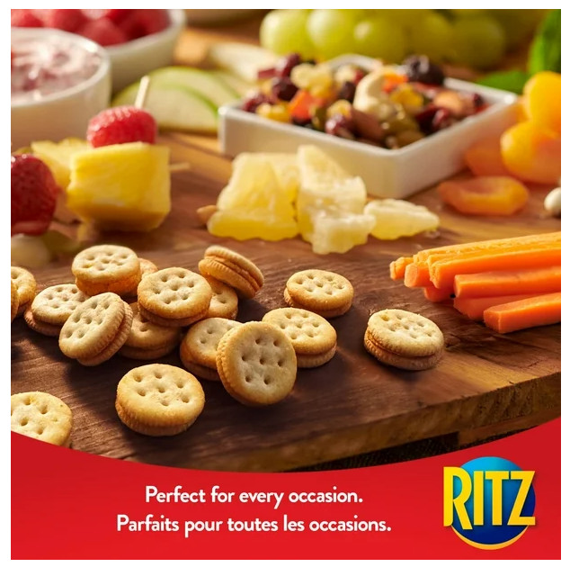 Ritz Bits Cheese Sandwich Crackers, 180g (4 Pack)
