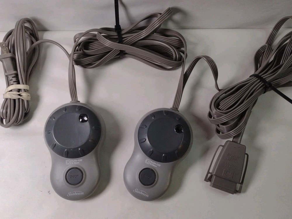 Sunbeam Dual Electric Heating Blanket Controller 4 Prong S85KQA REPLACEMENT