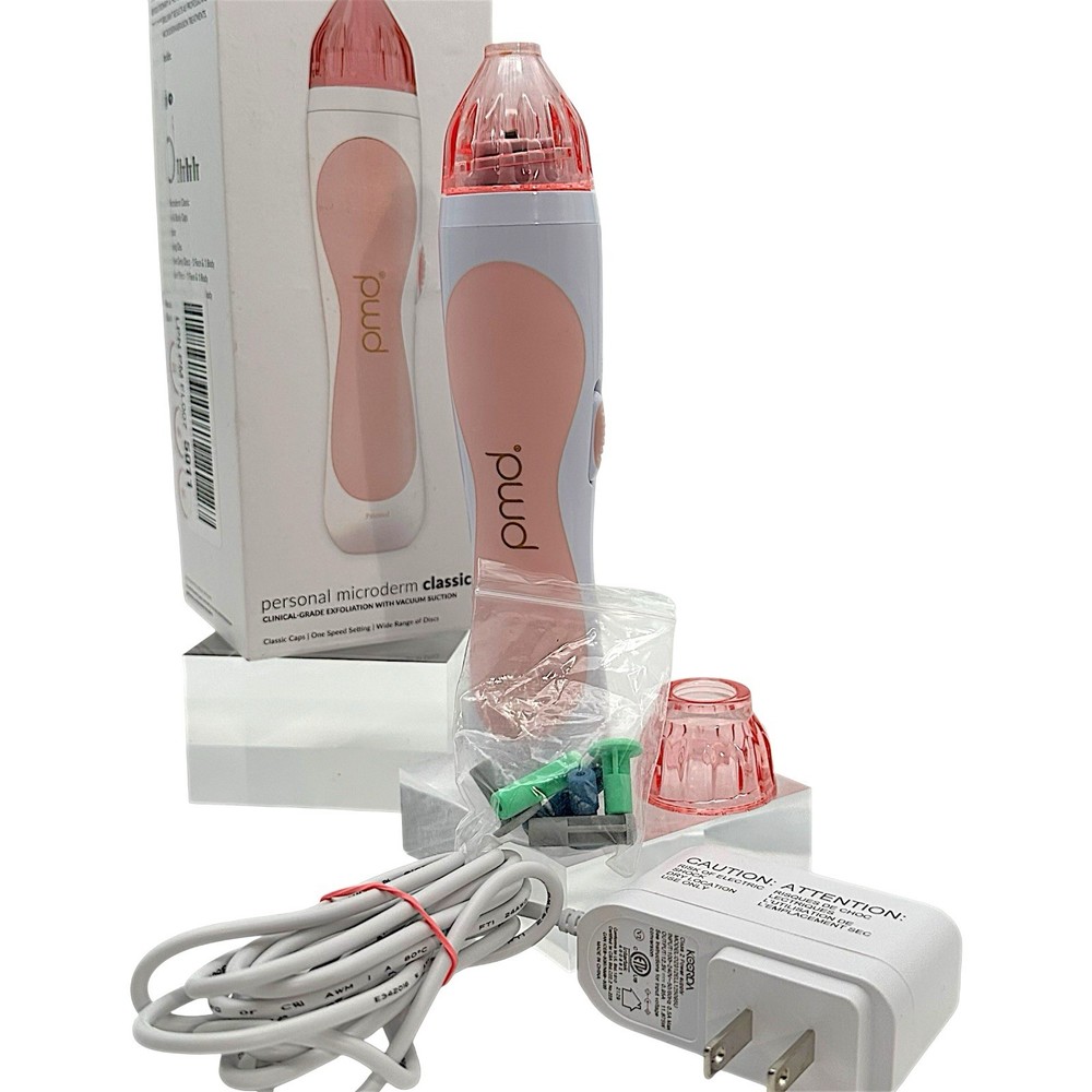 PMD Personal Microderm Classic Pink Exfoliation Device Open Box Tested