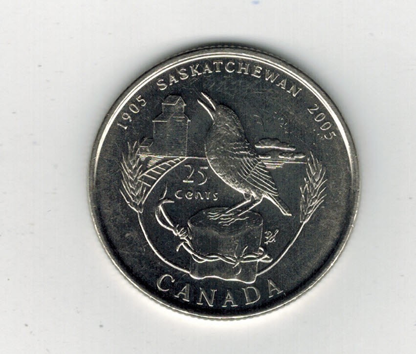 2005 Canadian Saskatchewan Quarter