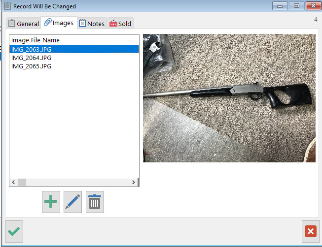 Hunter's Inventory Accessories Software w/ photos, notes & reports (.pdf/.xls)