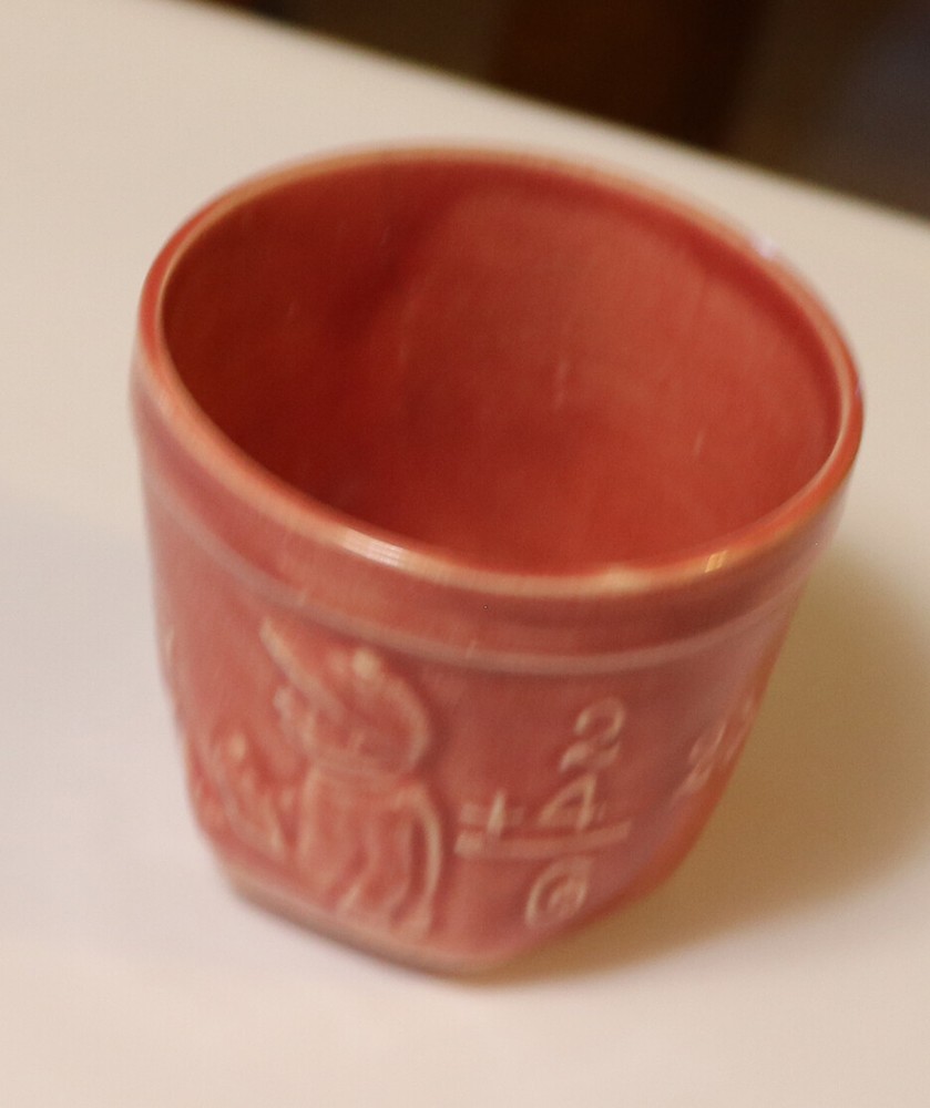 3 Alphabet / Reader Saki or Tea Cups Made in Japan