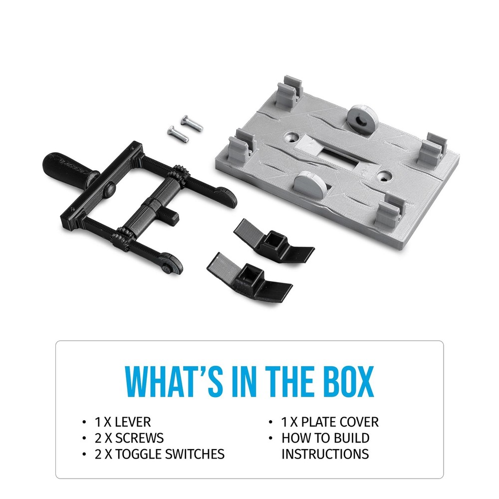 Frankenstein Light Switch Cover (Toggle, Grey) Toggle 1 Switch