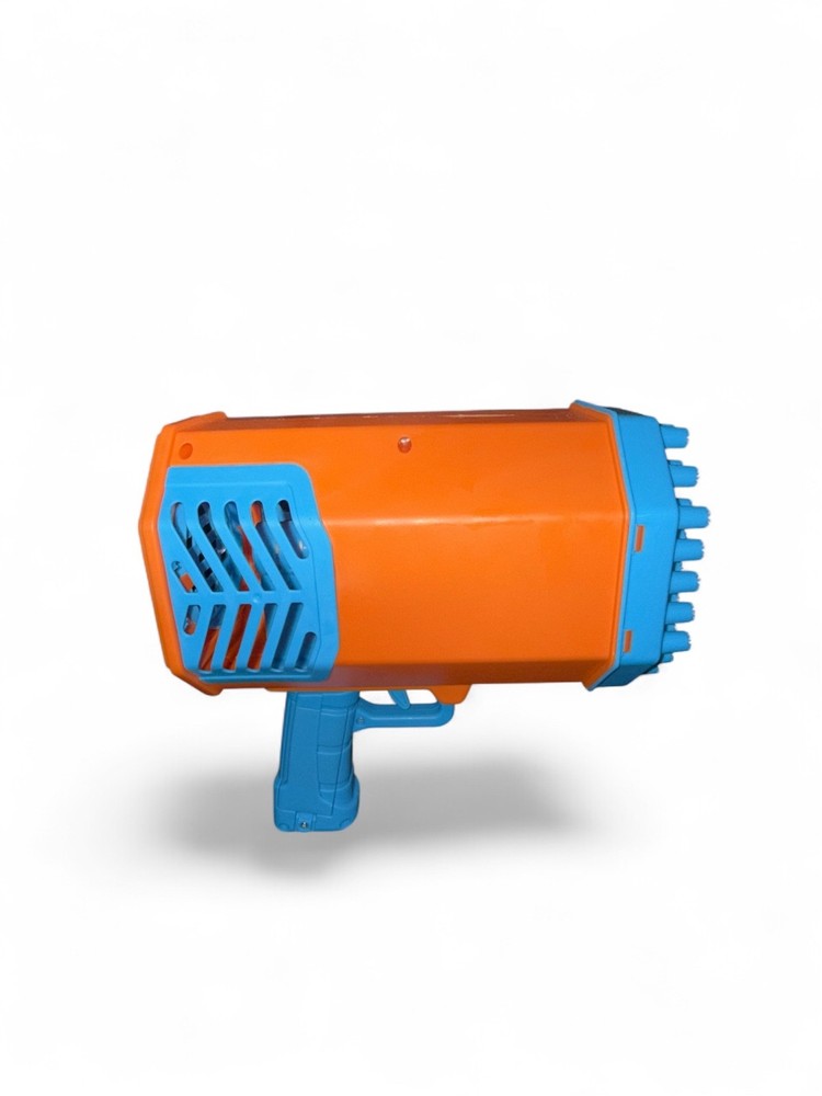 Light Up Bubble Gun Blower Machine with Solution Tray 1000s Bubbles Per Minute