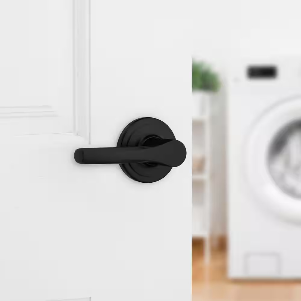 Henley Matte Black Half Dummy Door Handle