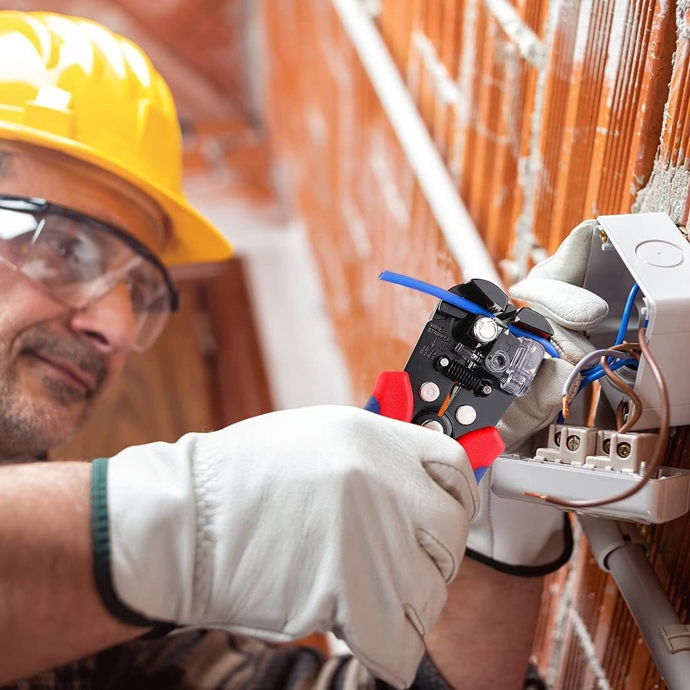 WORKPRO Wire Stripper Set 8''Stripper&8''Self-Adjusting Wire Stripper Set Copper