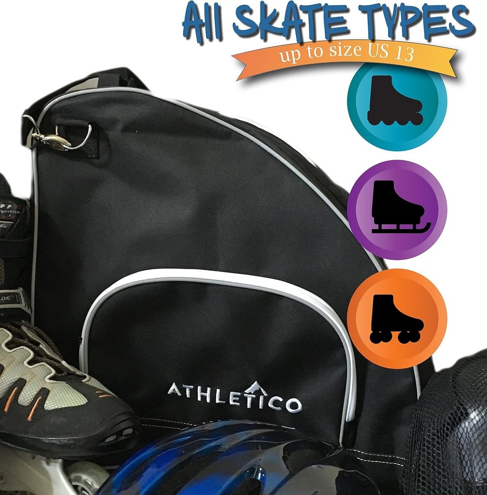 Multi-Function Skate Bag - Stylish Purple with Adjustable Shoulder Strap for Men