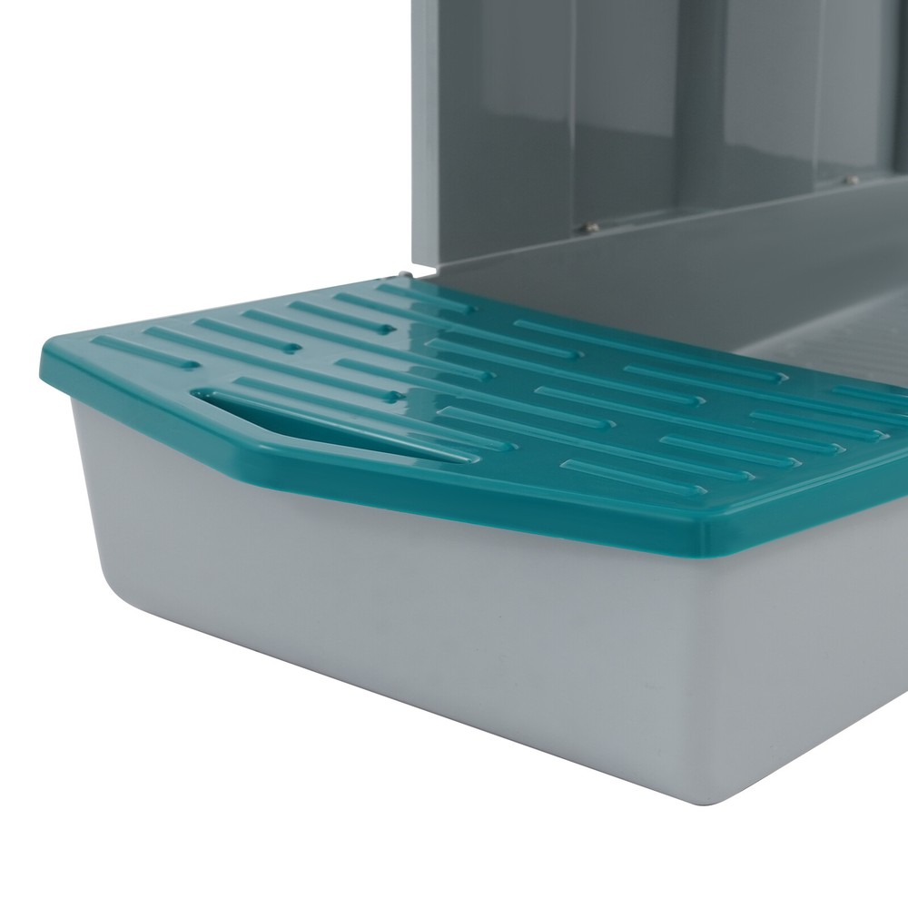 Modern Chicken Laying Box 3-Compartment Chicken Nesting Box with Egg Collection