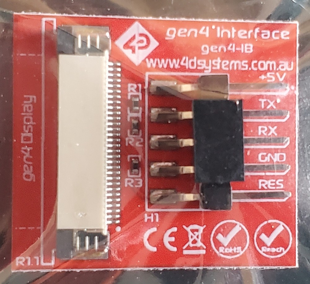 1 PC 4D Systems gen4-uLCD-43DT 4.3" Display Resistive Touch