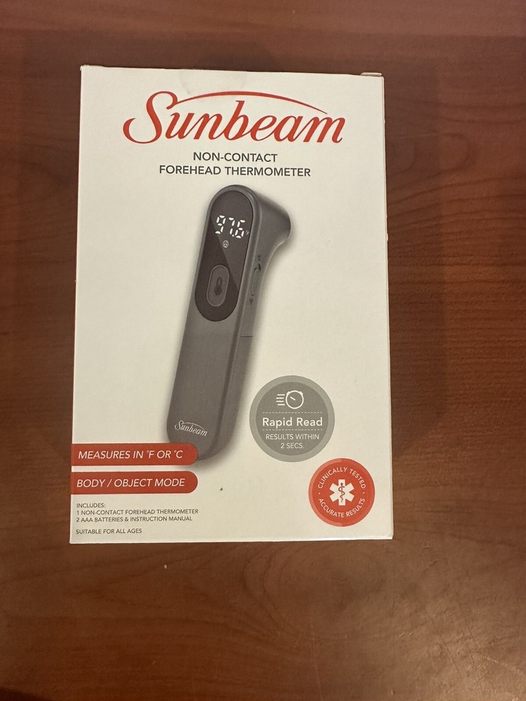 Sunbeam Infrared No Touch Forehead Thermometer