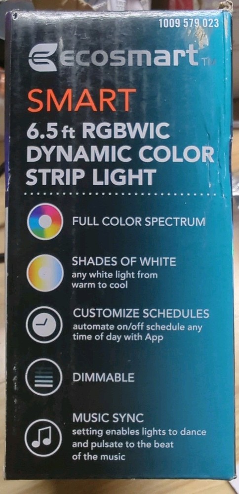 Smart RGWBIC Dynamic Color Changing Dimmable Plug-In LED Strip Light Hubspace