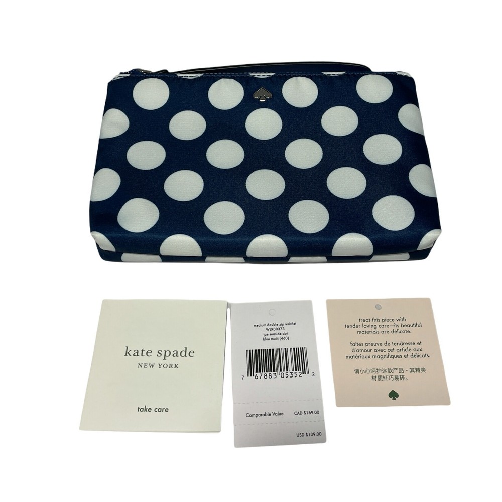 Kate Spade jae medium double zip wristlet new