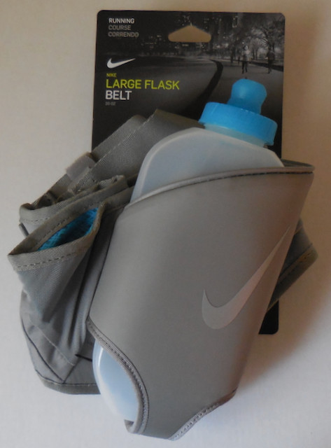 Nike Large flash belt 20oz Unisex Dust/Blue Force/Silver Size OSFM
