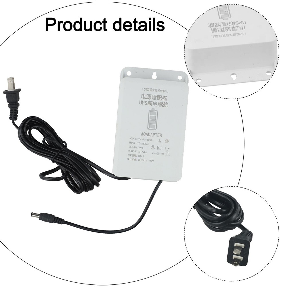 12V-2A Uninterruptible Power Supply Mini UPS Battery Backup Interface New