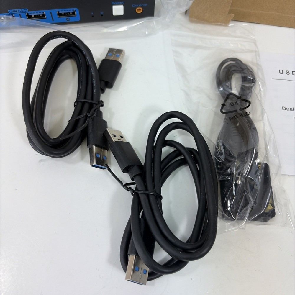 4K120Hz HDMI KVM Switch 2 Monitors 2 Computers 8K USB 3.0