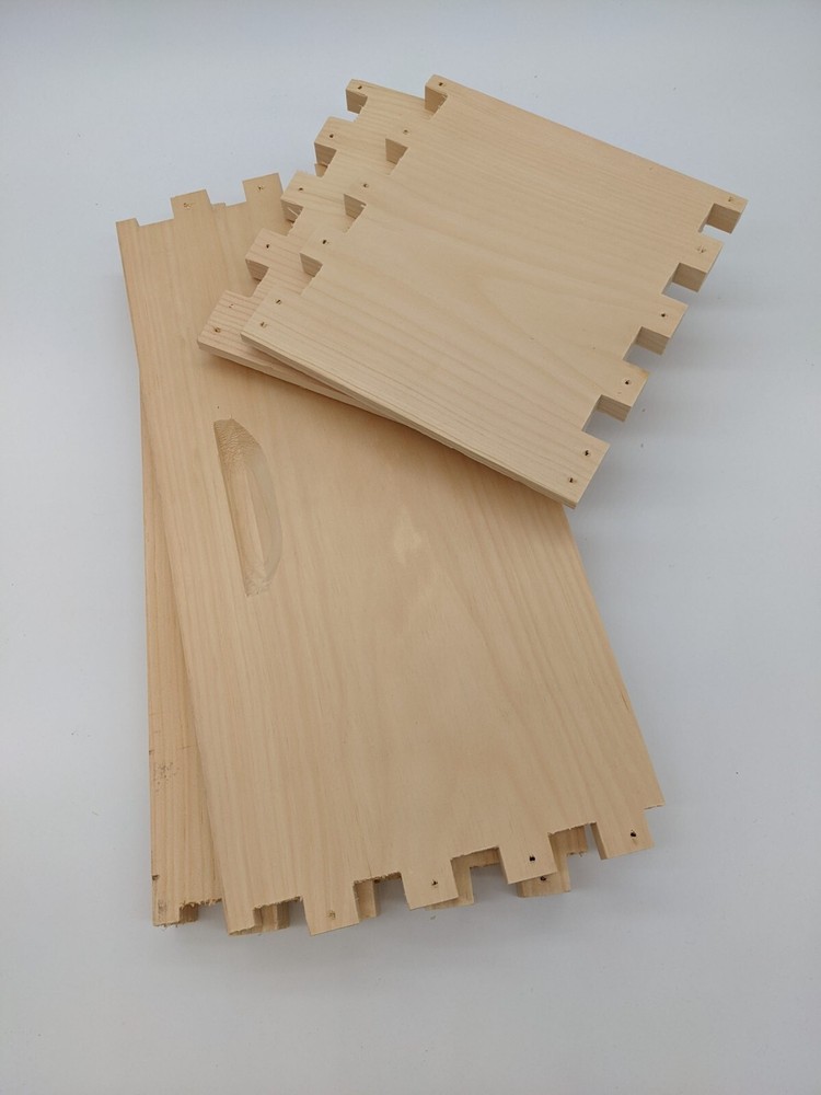 Unassembled DEEP 5 Frame Nuc Beehive Box Commercial Pine
