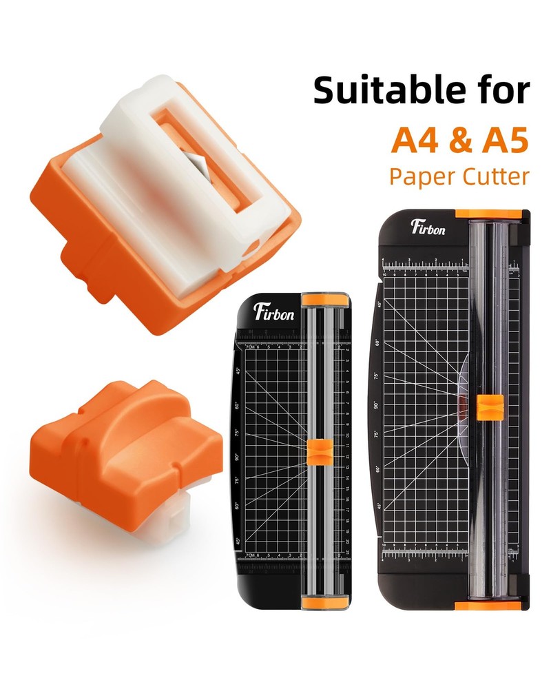 Firbon Paper Cutter Replacement Blade with Automatic Security 1-orange