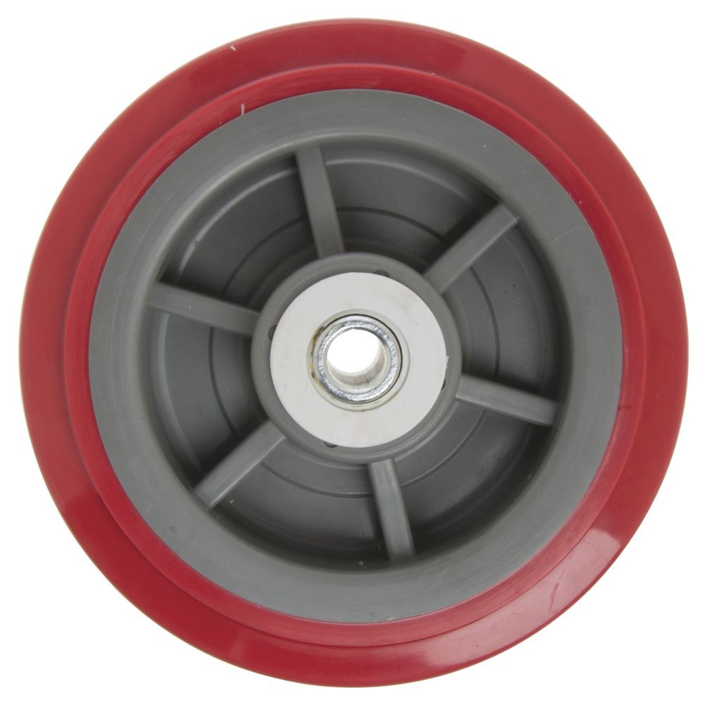 HUBERT® Replacement Wheel Red Polyurethane - 6" Dia