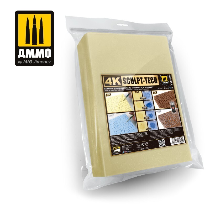 Mig Ammo #8272 4K Sculp-Tech (20x30x4cm)