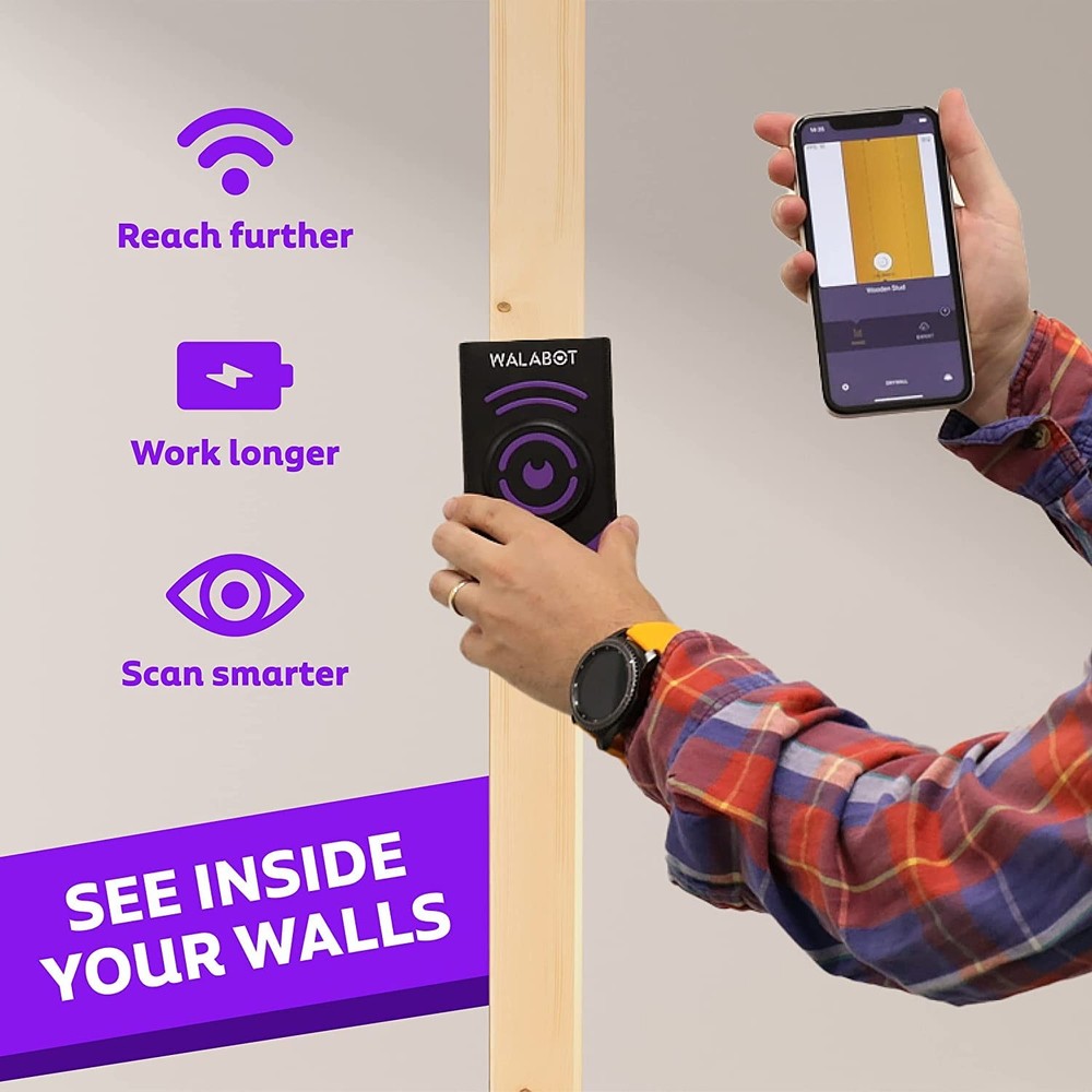 WALABOT DIY 2 - Advanced Stud Finder and Wall Scanner for Android & iOS...