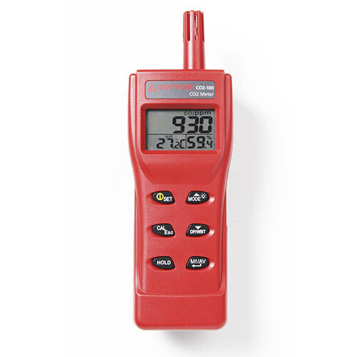 Amprobe CO2-100 Hand-held Carbon Dioxide Meter w/ Temperature Humidity