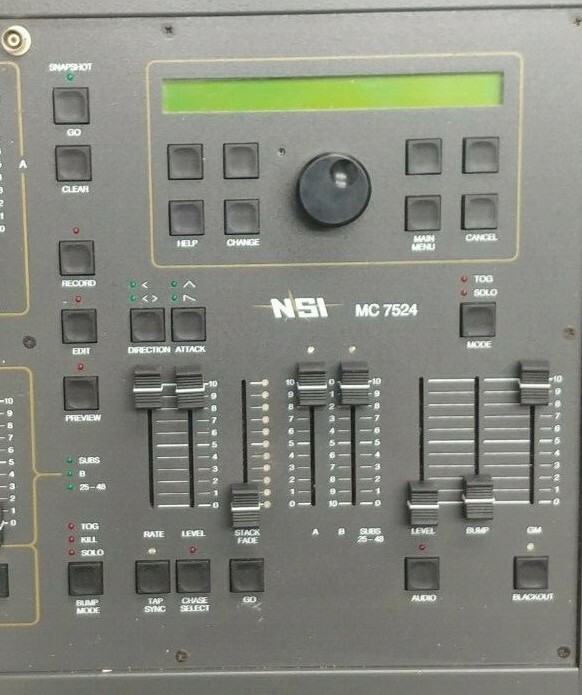 NSI - Leviton MC7524 Lighting controller with road case