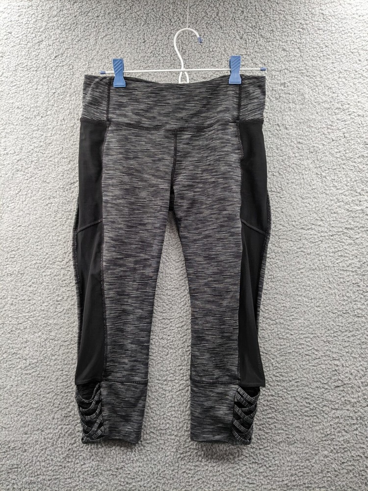 Athleta Women's Mind Over Mat Capri Leggings Mesh Side Panel Medium 227787