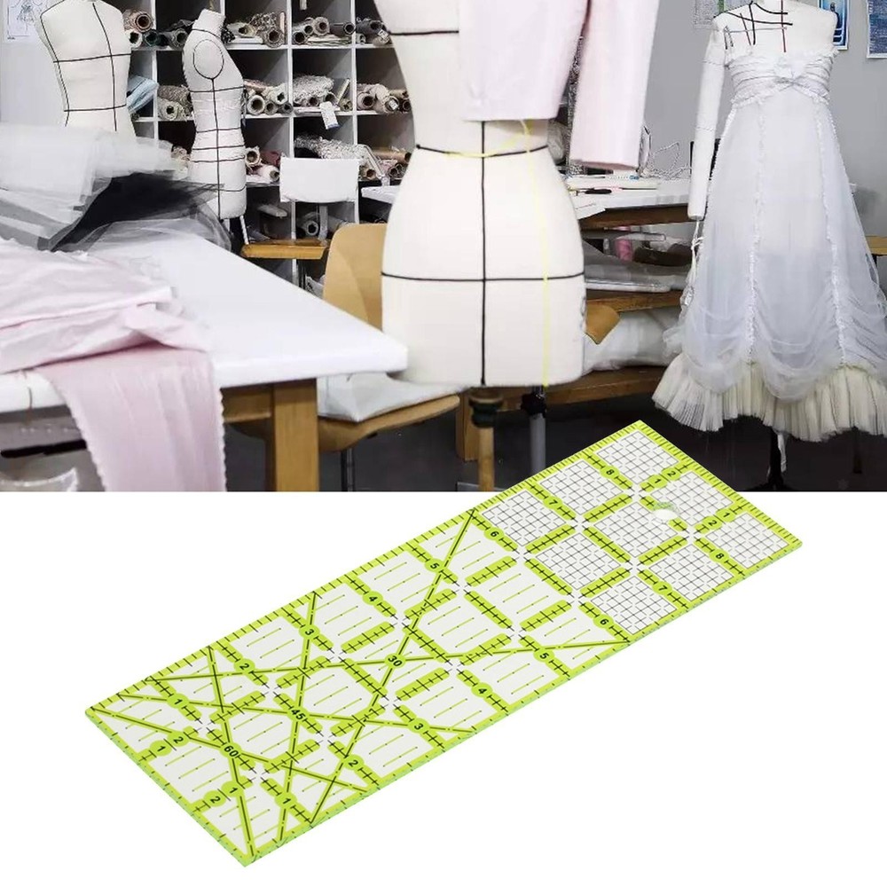 Creative Rectangle Quilt Ruler Quilting Template Patchwork Domestic Sewing