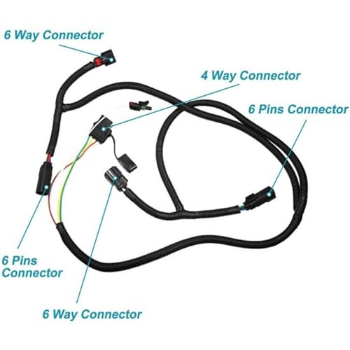 Tailgate Light Bar Harness with Reverse Wire, Tailgate Light Bar Adapter for