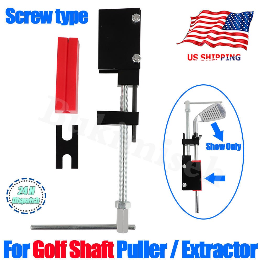 Golf Shaft Puller Extractor For Graphite / Steel Shafts Screw Type Puller Tool
