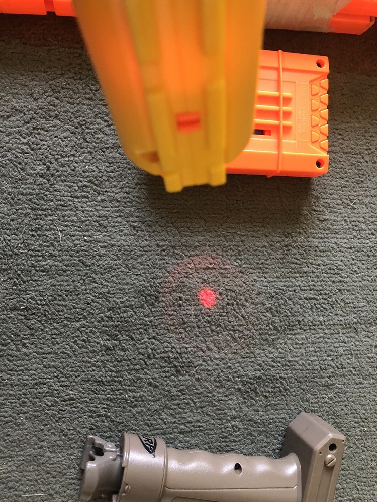 Nerf accessories - scope/magazines/stand