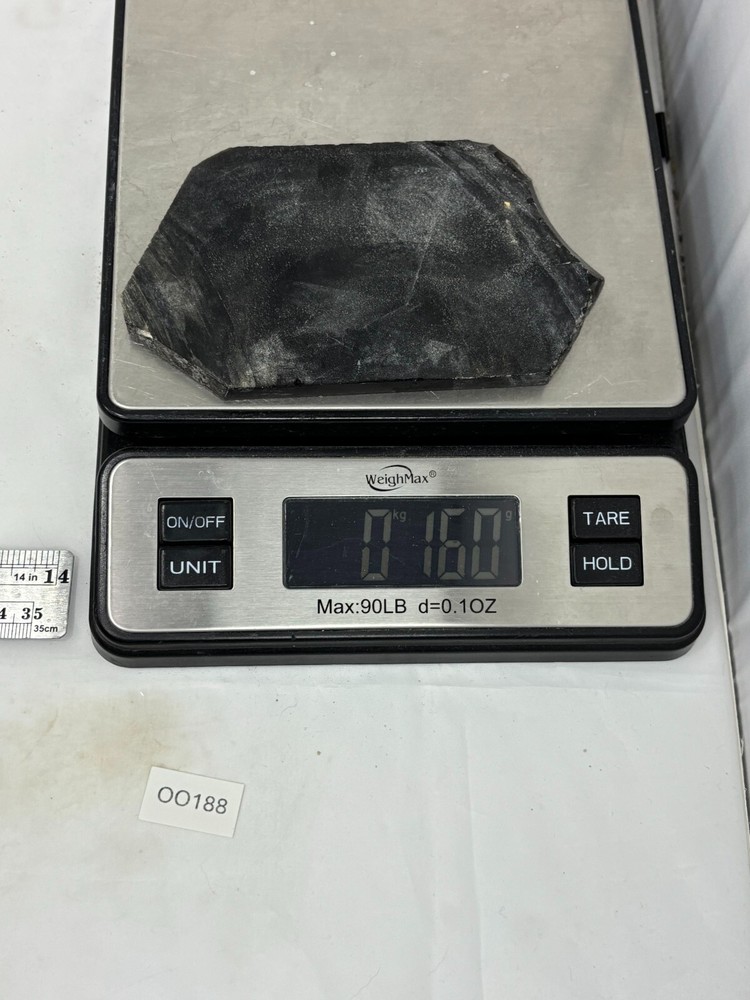 Black Obsidian Slab Lapidary Cabbing Knapping Combo ship avail