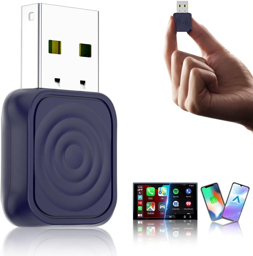 5.0 Ultra Wireless CarPlay Android Auto Adapter Auto ConnectionVK NEW