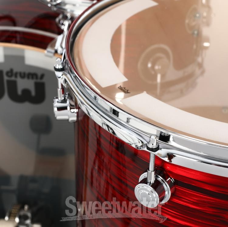 DW Performance Series 4-piece Shell Pack with 22-inch Bass Drum - Antique Ruby