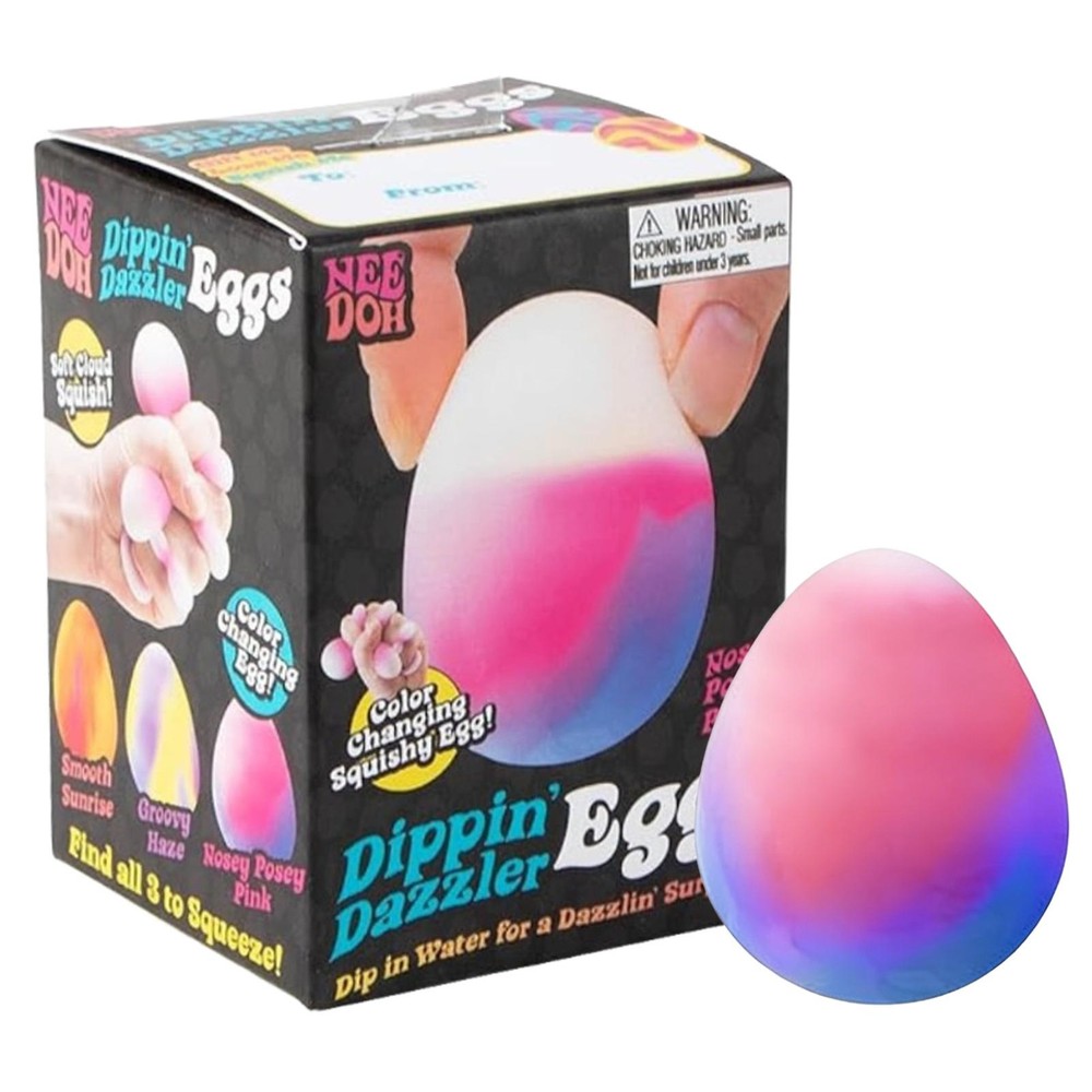 NeeDoh Dippin’ Dazzler Eggs Color Changing Egg
