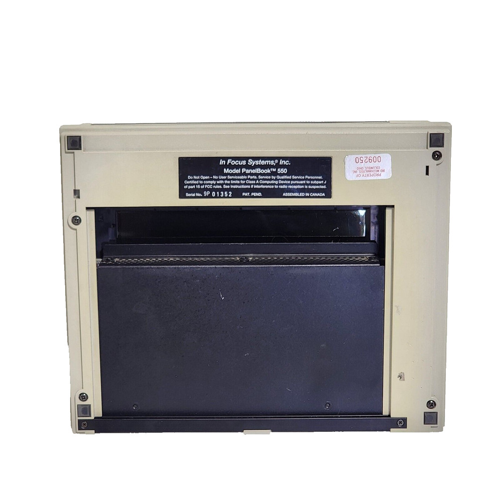 InFocus Systems PanelBook 550 LCD Projection Panel