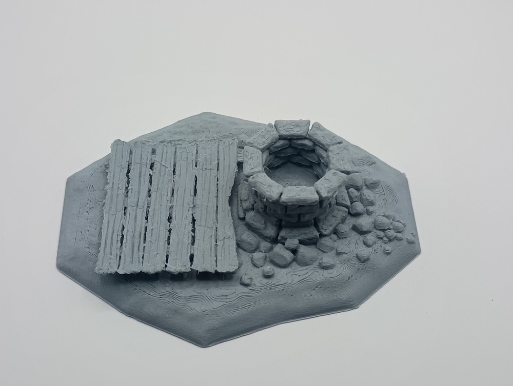 3D Printed Well #2 (28mm-32mm Scale)