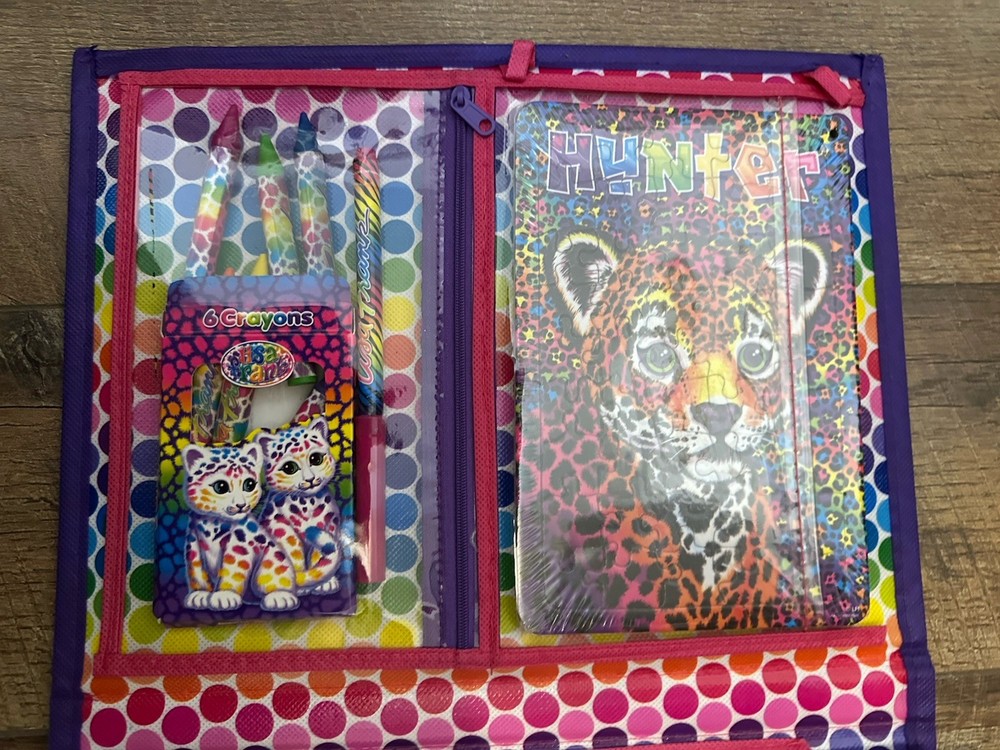 Bendon Lisa Frank Coloring & Activity Set with Fold Out Storage Case