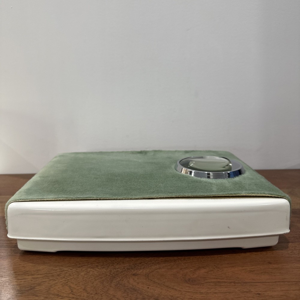 Vintage Green Salter Bathroom Scale Nice Retro Decor Adjustable Reading Working
