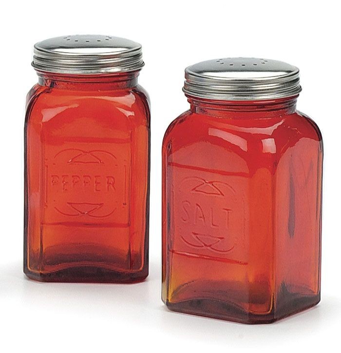 Retro Salt & Pepper Shakers, Turquoise