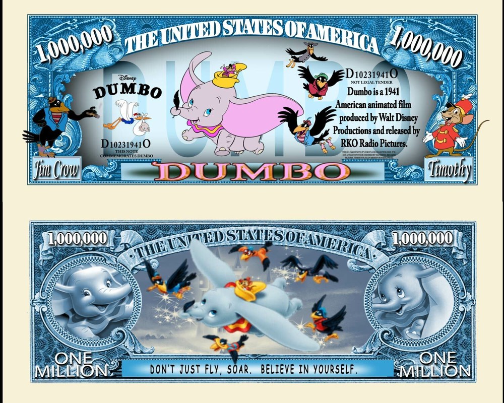 OUR DUMBO DOLLAR BILL (25 Bills)