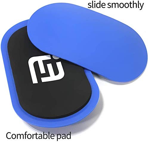 Metaball Blue Gliding Discs Core Sliders Smooth Use On Carpet Floor Exercise ...