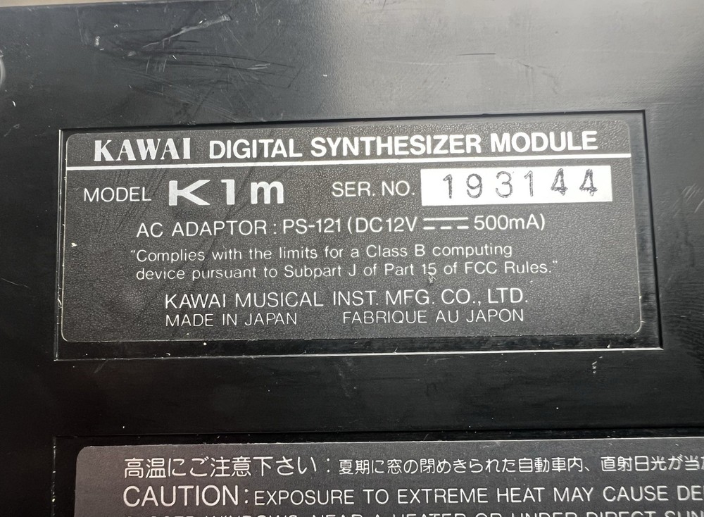 Kawai K1m Digital Synthesizer Module