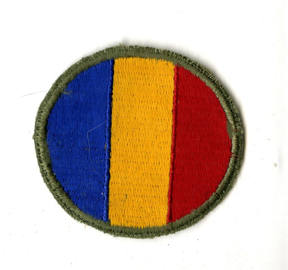 Replacement and Schools Command White Back Patch WWII Original