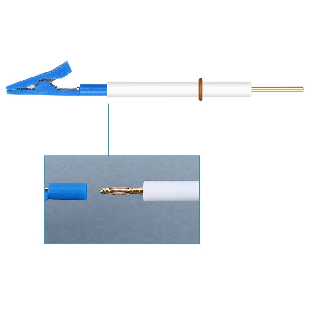 stonylab Electrode Holder, Multi-Purpose Electrode Clip with Plastic Protecti...