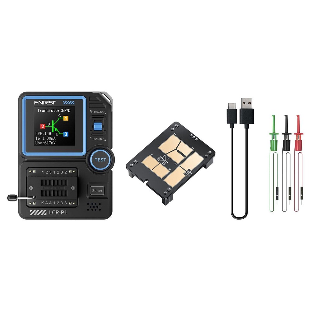 Transistor Tester Kit Electronic Component Tester Multipurpose Anti Scald